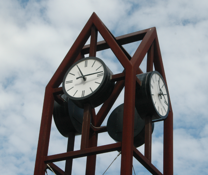 Nebraska East clocktower