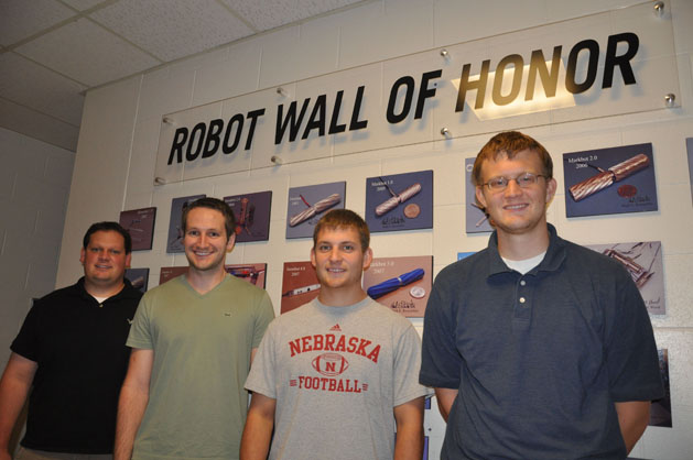 Joe Bartels of Wauneta, Jack Mondry of Orlando, Fla., Eric Markvicka of Ravenna and Tom Frederick of Omaha.
