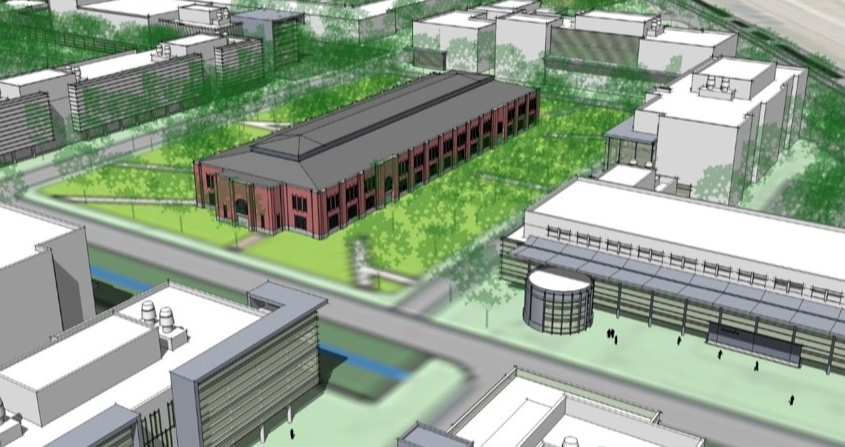 Proposed first phase of Nebraska Innovation Campus development.