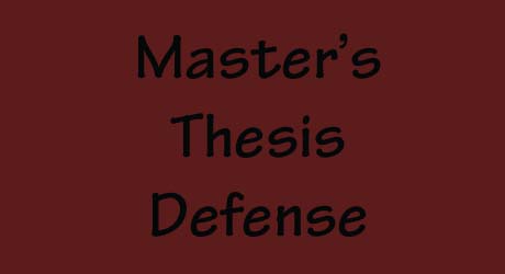 What is a master thesis defense