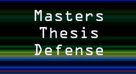 Presentation master thesis