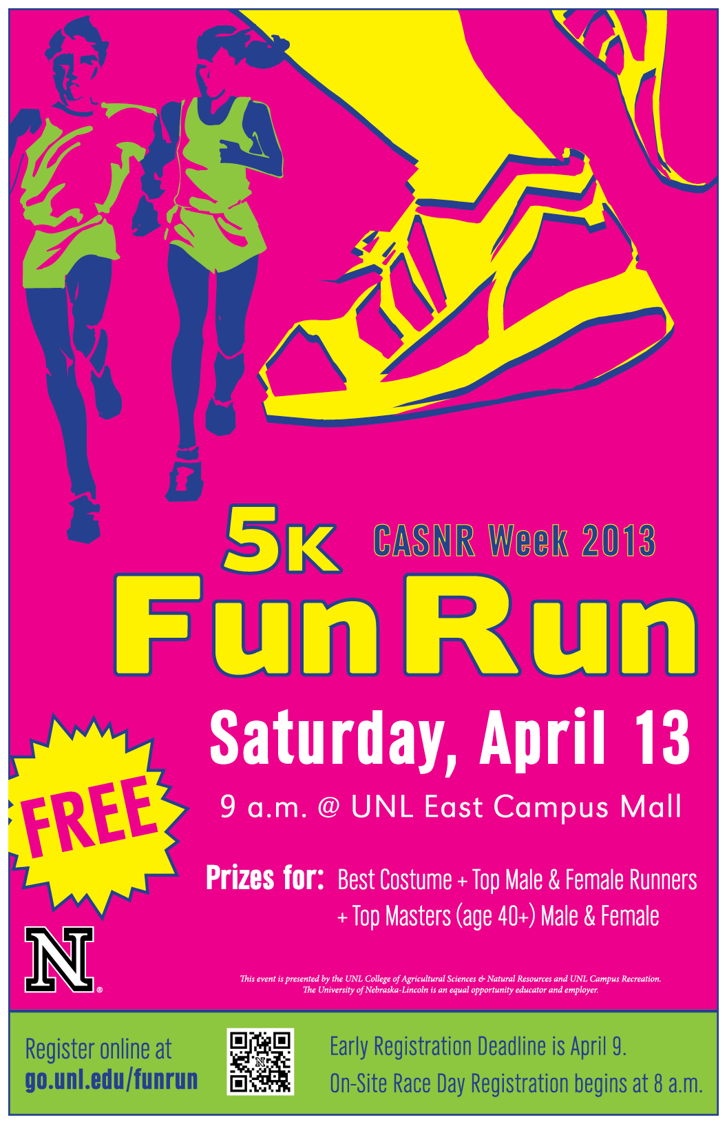 run fun 5k registration casnr walk announce open unl newsletter nebraska edu agricultural festivities sciences host annual resources college natural