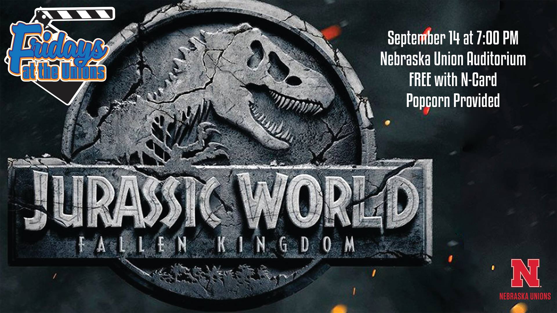 Free Movie at the Union Jurassic World Fallen Kingdom