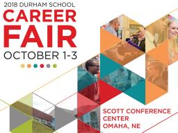 The Durham School Career Fair is Oct. 1-3.