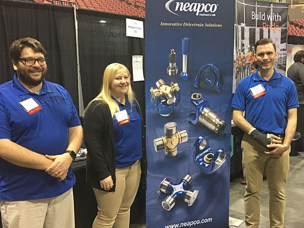 Nebraska Engineering alumni represented NEAPCO at the 2018 Spring STEM Career Fair.