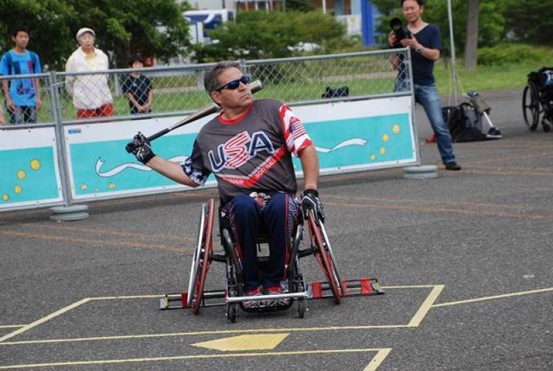 Lance C. Pérez, dean of the college of engineering, will be on Team USA for the world wheelchair softball championship tournament in October.