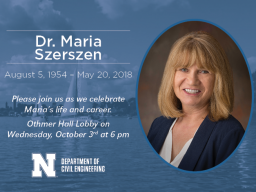 Dr. Maria Szerszen celebration of life