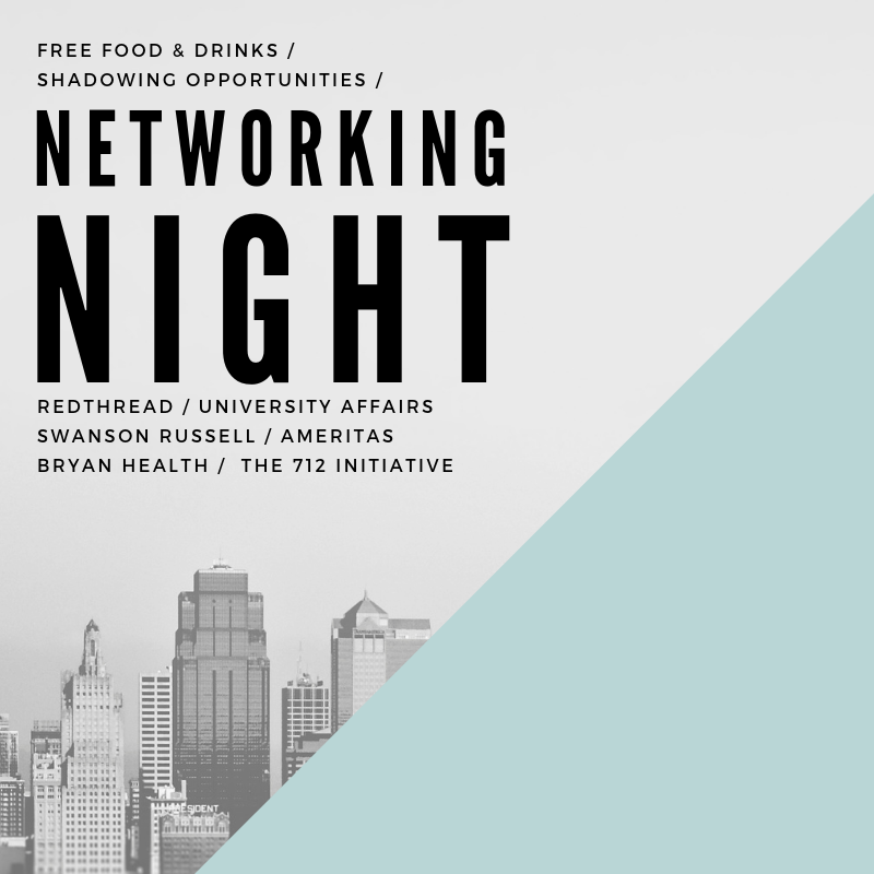 Attend Networking Night on Tuesday, Oct. 2 from 5 - 6:15 p.m. in Andersen Hall, room 336.