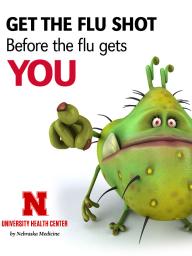 Flu shots are free for all UNL students. 