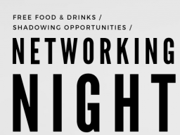 Networking Night - October 2nd, 5:00 - 6:15 pm