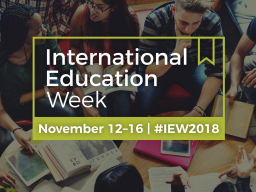 International Education Week (IEW) is a joint initiative of the U.S. Department of State and the U.S. Department of Education to promote programs that prepare Americans for a global environment.