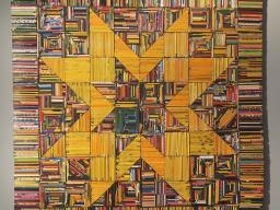 “Wellesley’s Star,” now showing in "Memory and Material" at the International Quilt Study Center & Museum, was made by artist Laura Petrovich-Cheney and Wellesley, Massachusetts, community members. The artist will give gallery talks and a workshop at the 