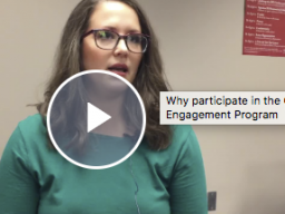 Hear why you should participate in the Certificate for Civic Engagement.