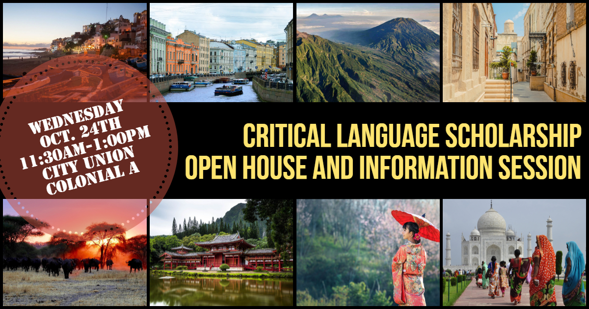 Critical Language Scholarship Open House!