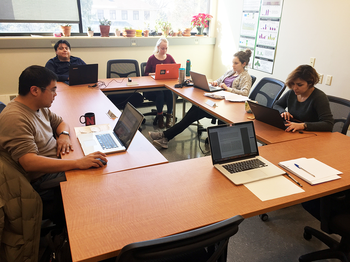 Students and postdocs of all disciplines participate in weekly Sit Down and Write sessions at the Scientific Writing Lab Studio in Room 385, Plant Sciences Hall.