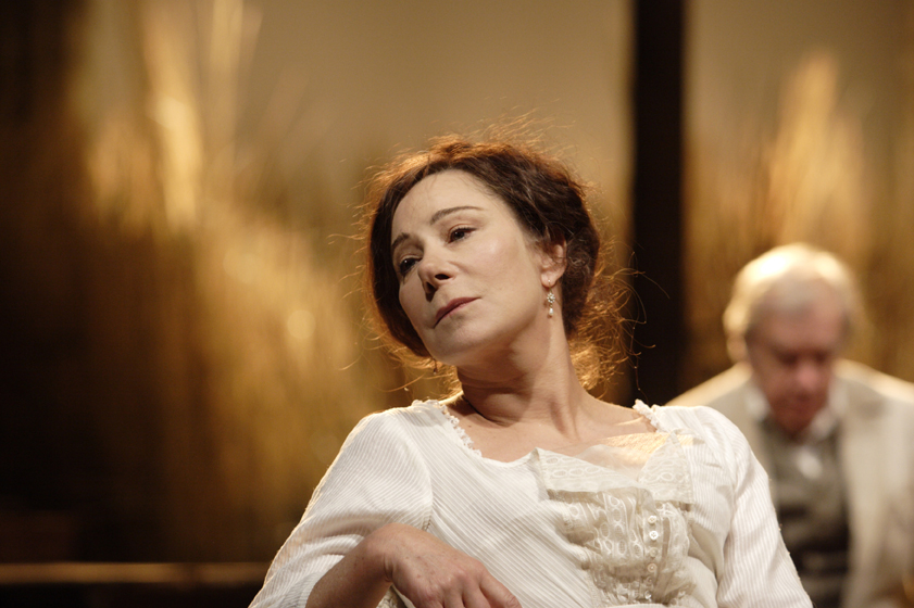 Zoe Wanamaker stars in 'The Cherry Orchard'. Photo by Catherine Ashmore.