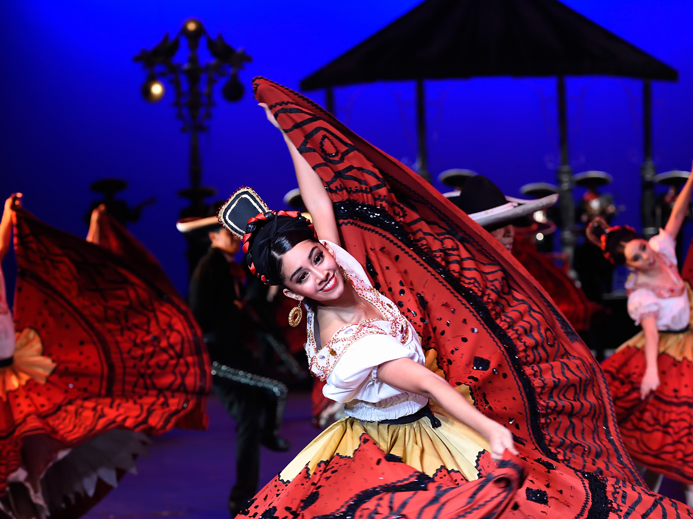 Long before Riverdance, Amalia Hernandez understood the power of rhythmic thunder. Hernandez's Ballet Folklórico is one of the most celebrated folk ensembles in the world. This 60-member artist ensemble, complete with full mariachi band, returns for an en