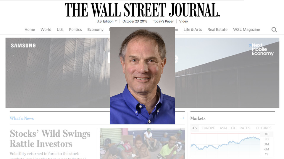 The expertise of Nebraska's Ken Kiewra was recently featured in The Wall Street Journal.
