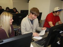 Students at the 2017 ACM Programming Contest.