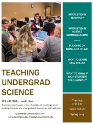 SCIL 488/888 offered Spring 2019