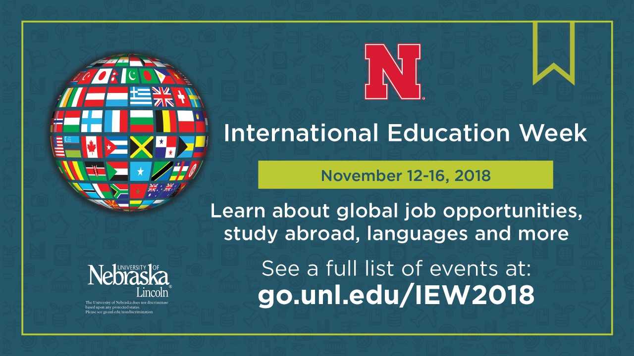 Celebrate International Education Week, Nov. 12-16