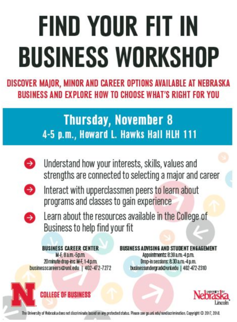 find-your-fit-in-business-workshop-announce-university-of-nebraska