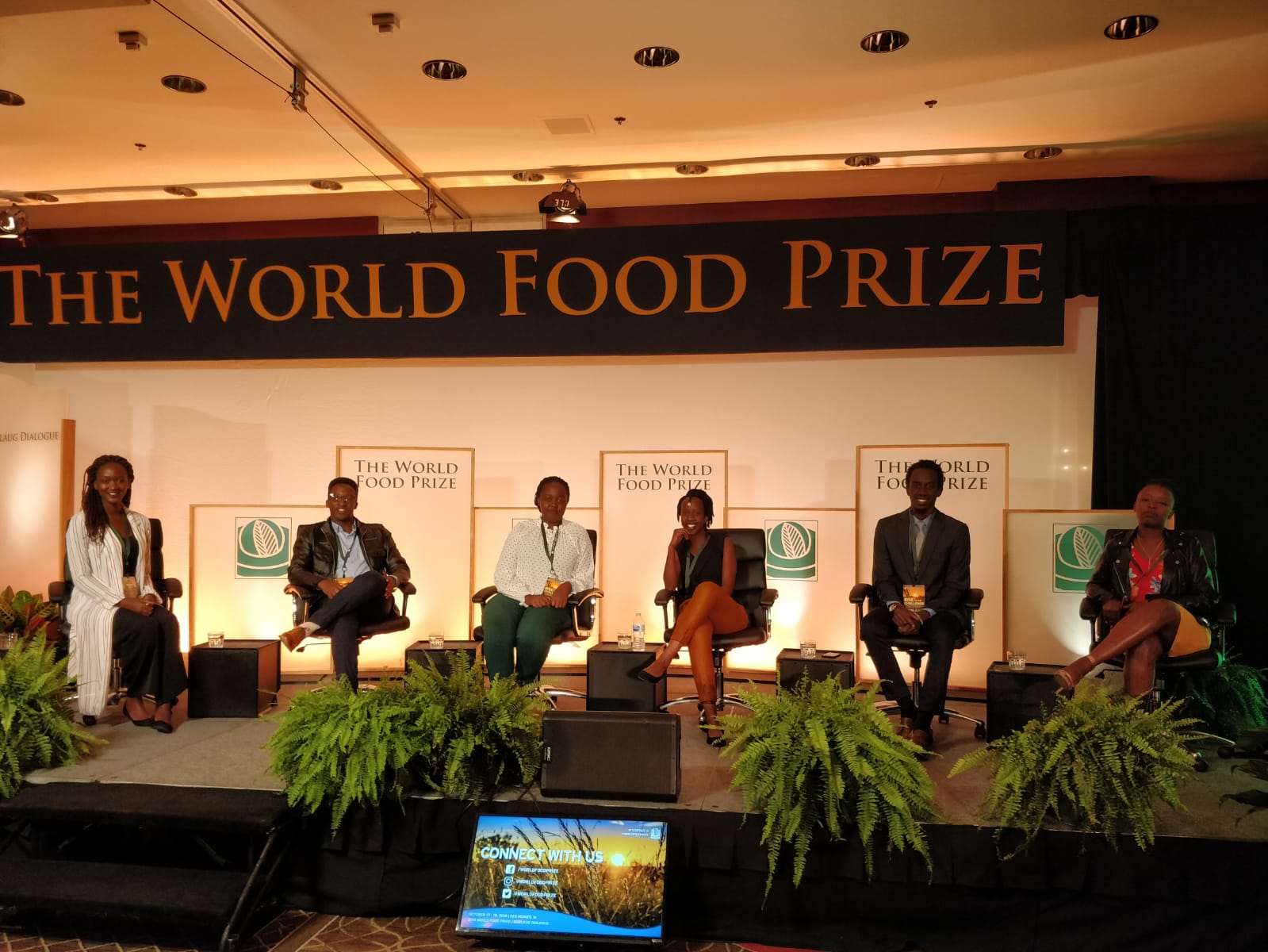 Nebraska students and visiting scholars were invited to attend the World Food Prize in Iowa, called by some the premier conference in the world on global agriculture. 