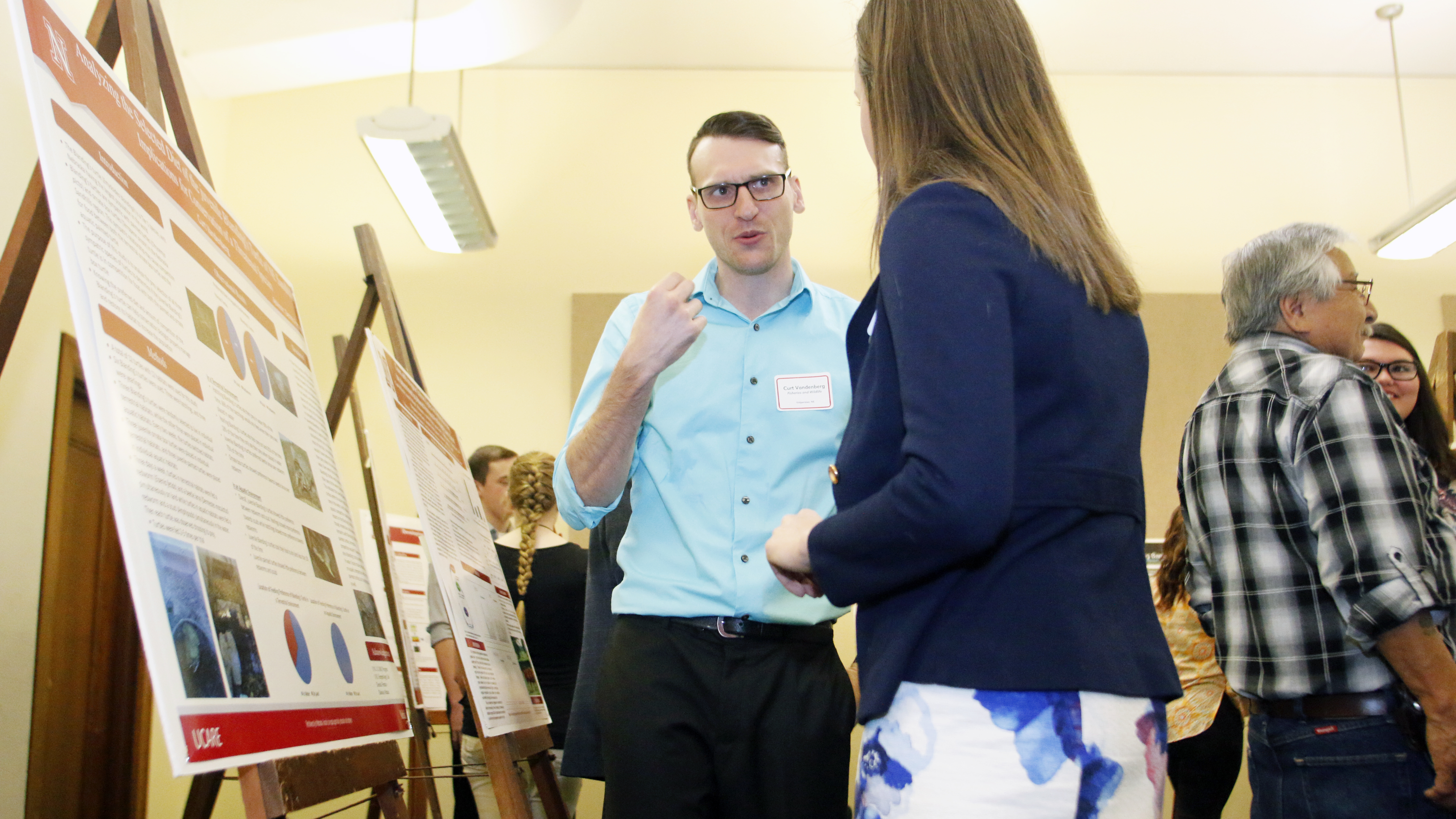 UCare students present their research to state senators in 2017. | Natural Resources file photo