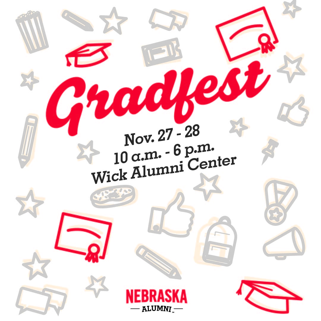 Nebraska Alumni Association invites graduating students to Gradfest.