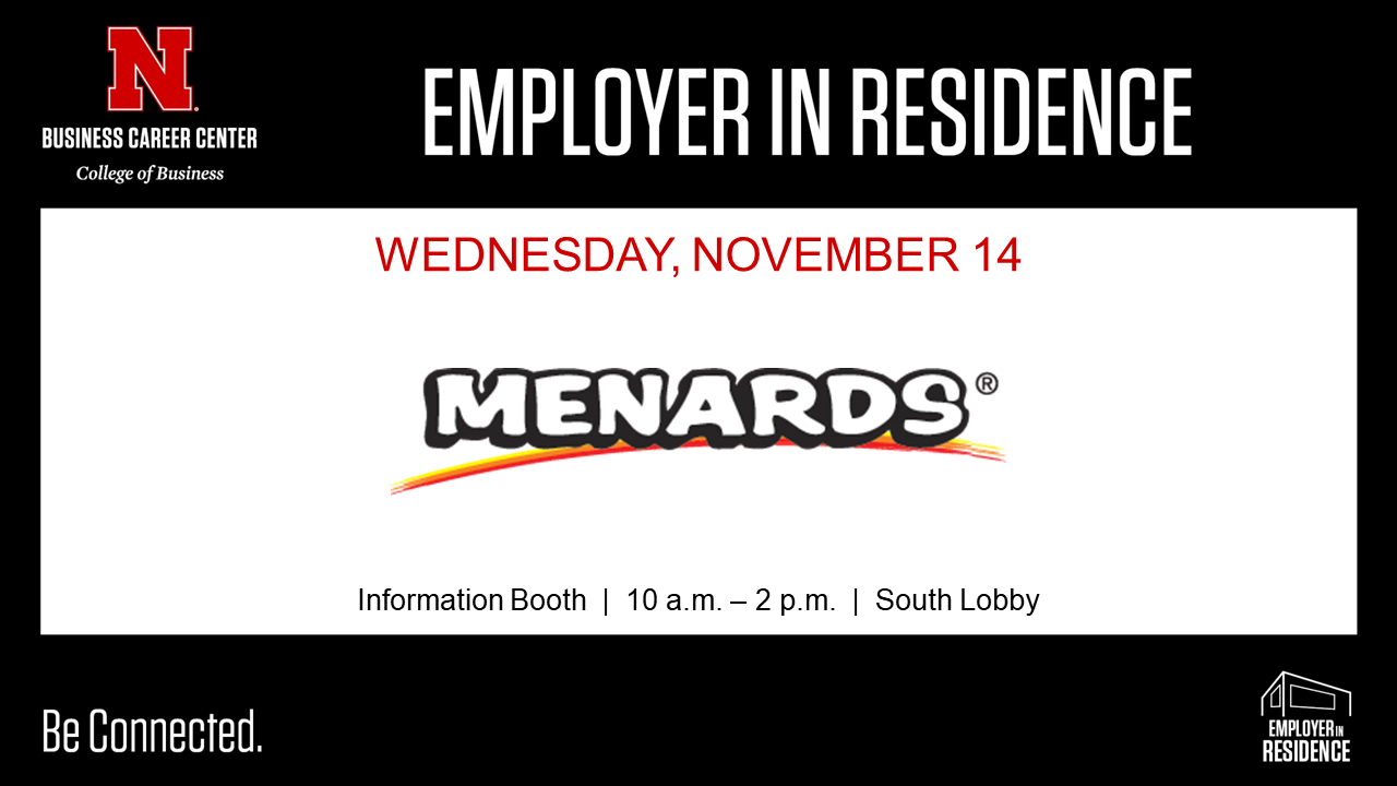 Employer in Residence - Menards 