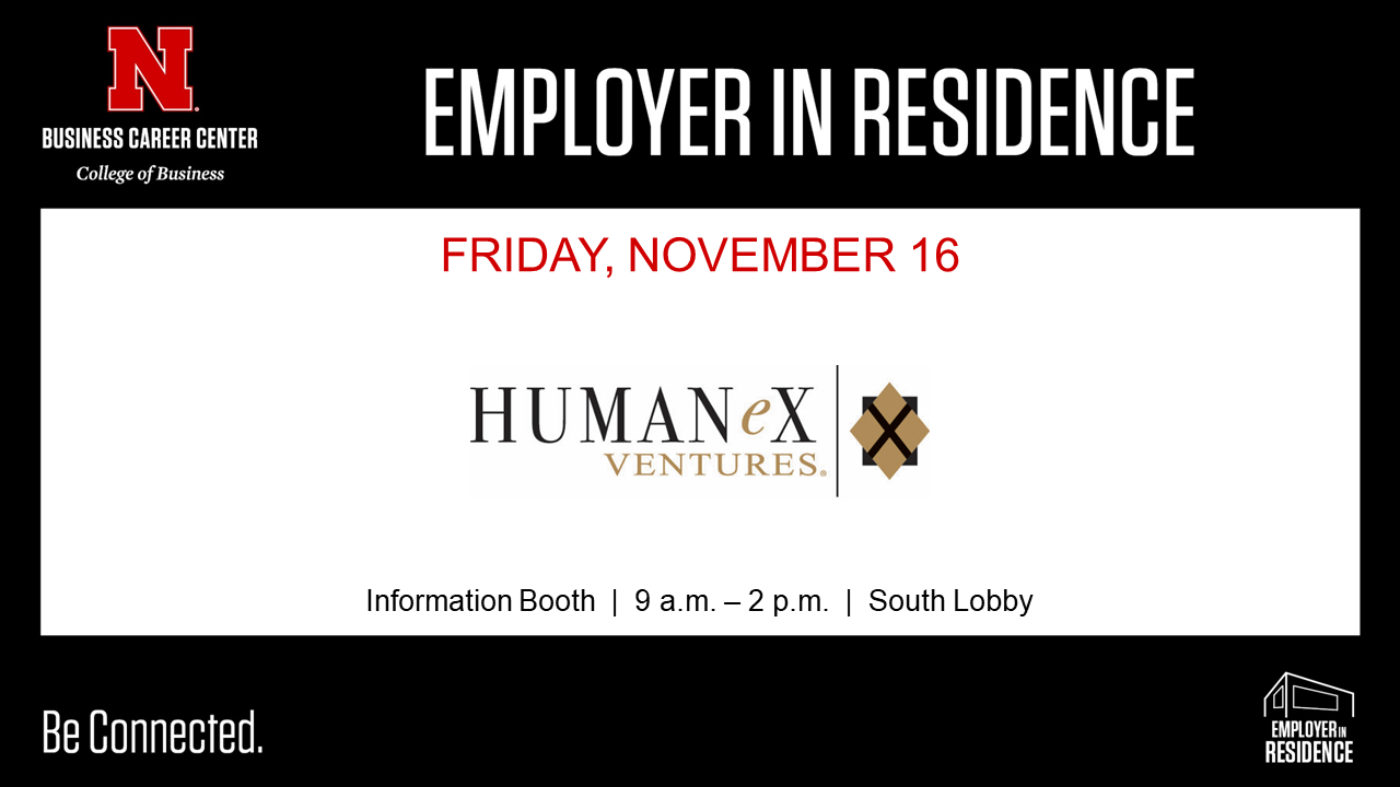 Employer in Residence - HUMANeX Ventures