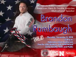 Brandon Rumbaugh is no stranger to challenge and adversity. After stepping on an IED in Afghanistan in 2012, he lost both of his legs and underwent months of rehabilitation and treatments.