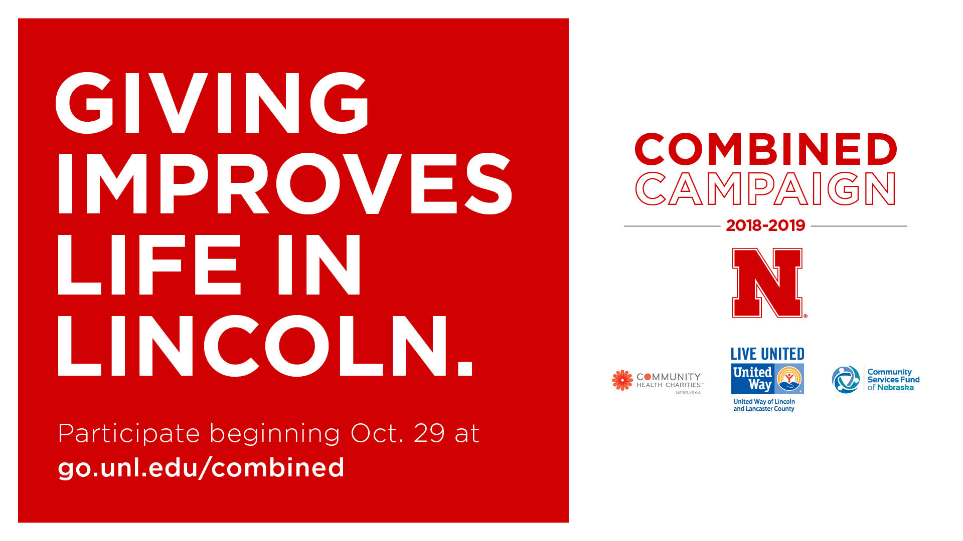 The annual Combined Campaign runs through Nov. 30.