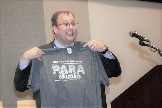 The theme of the 2018 Paraeducator conference was "This Is How You Spell PARA_educator."