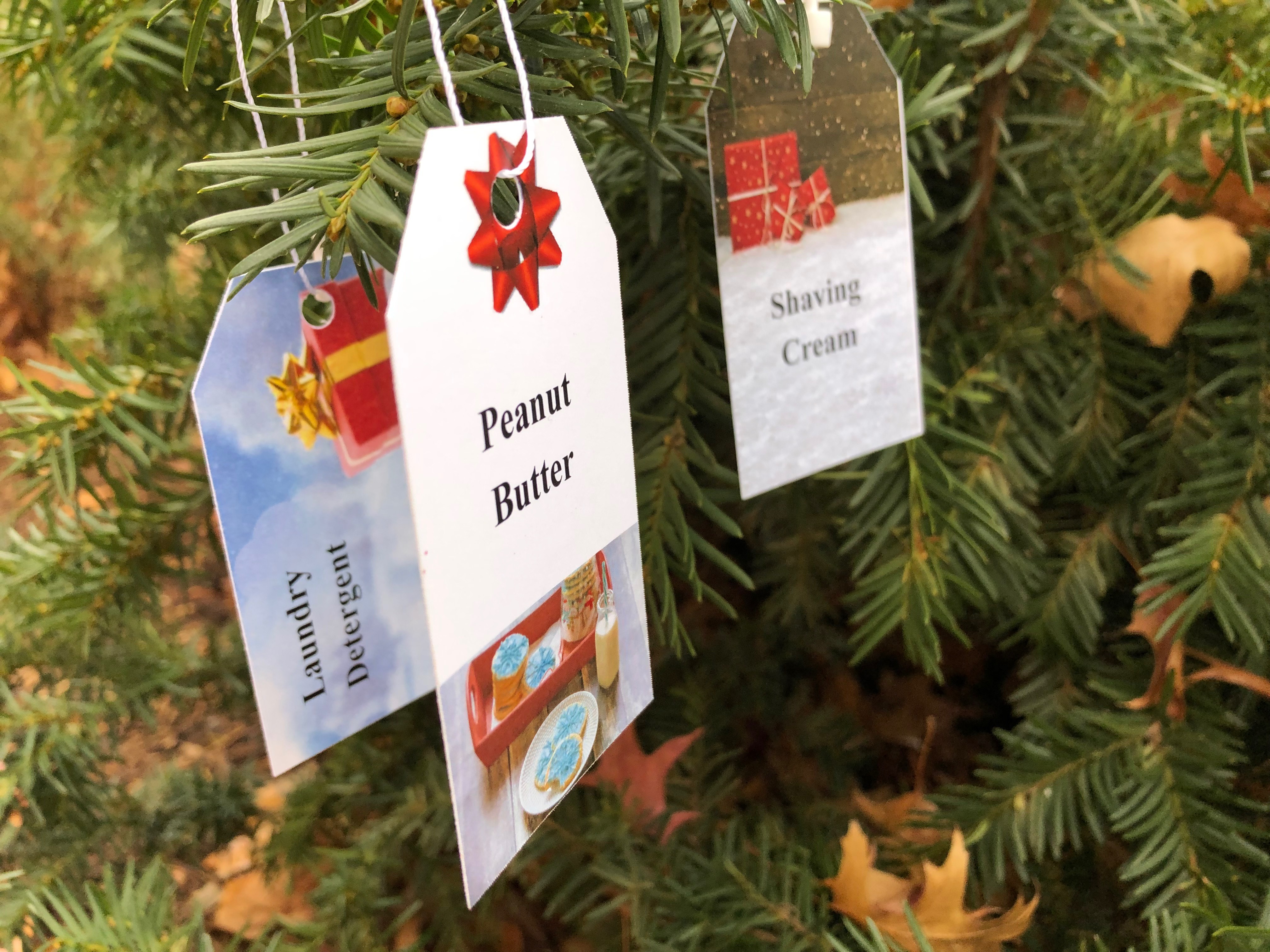 Giving tree tags