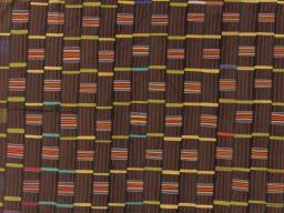 This Kente Cloth made by the Ashanti people circa 1960-1980 will appear in "From Kente to Kuba" at the International Quilt Study Center & Museum.