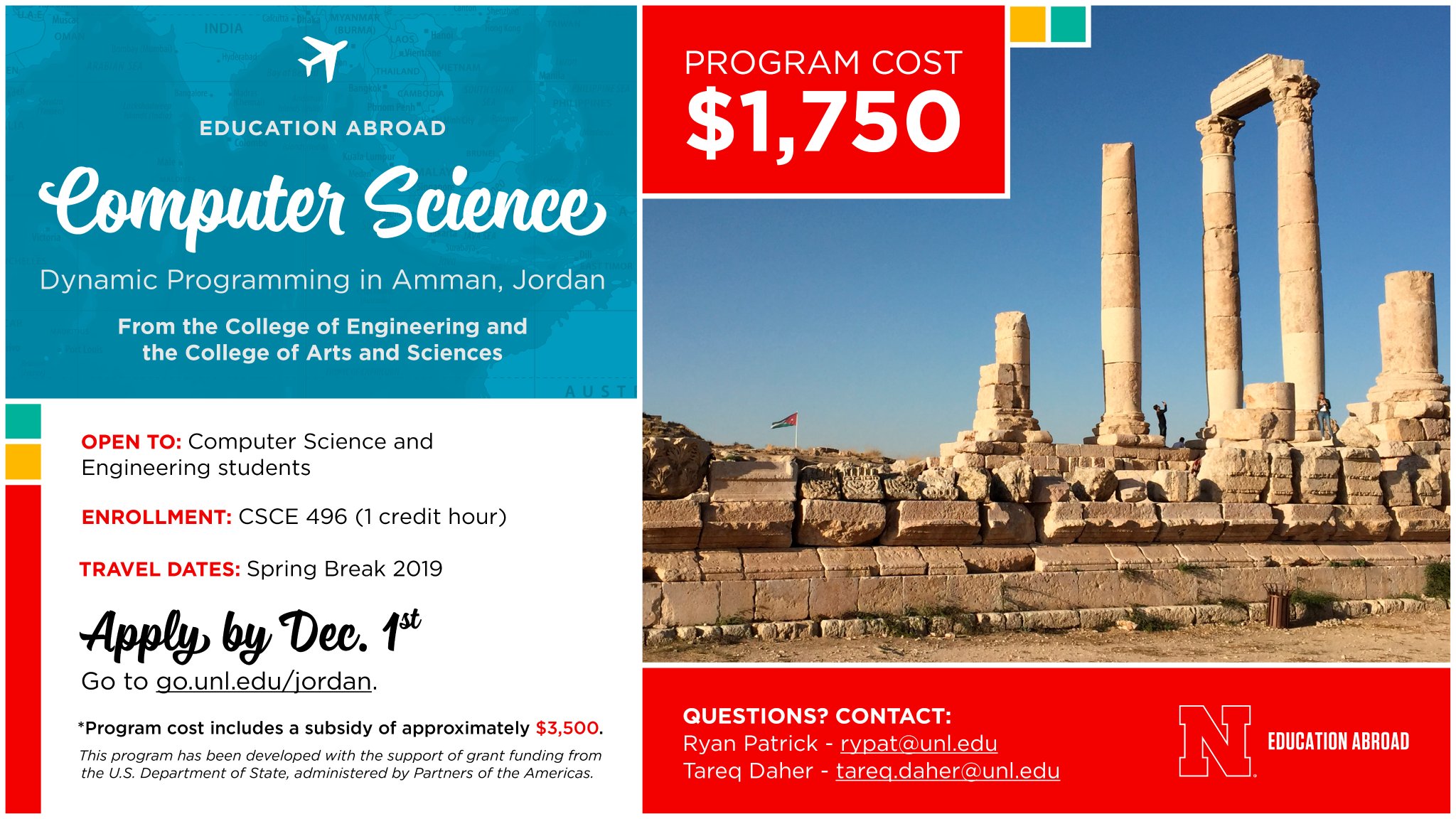 Study abroad in Jordan in 2019.