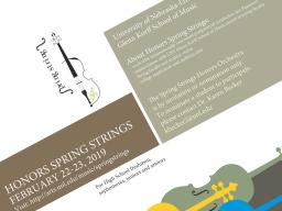 Honors Spring Strings Feb. 22-23
