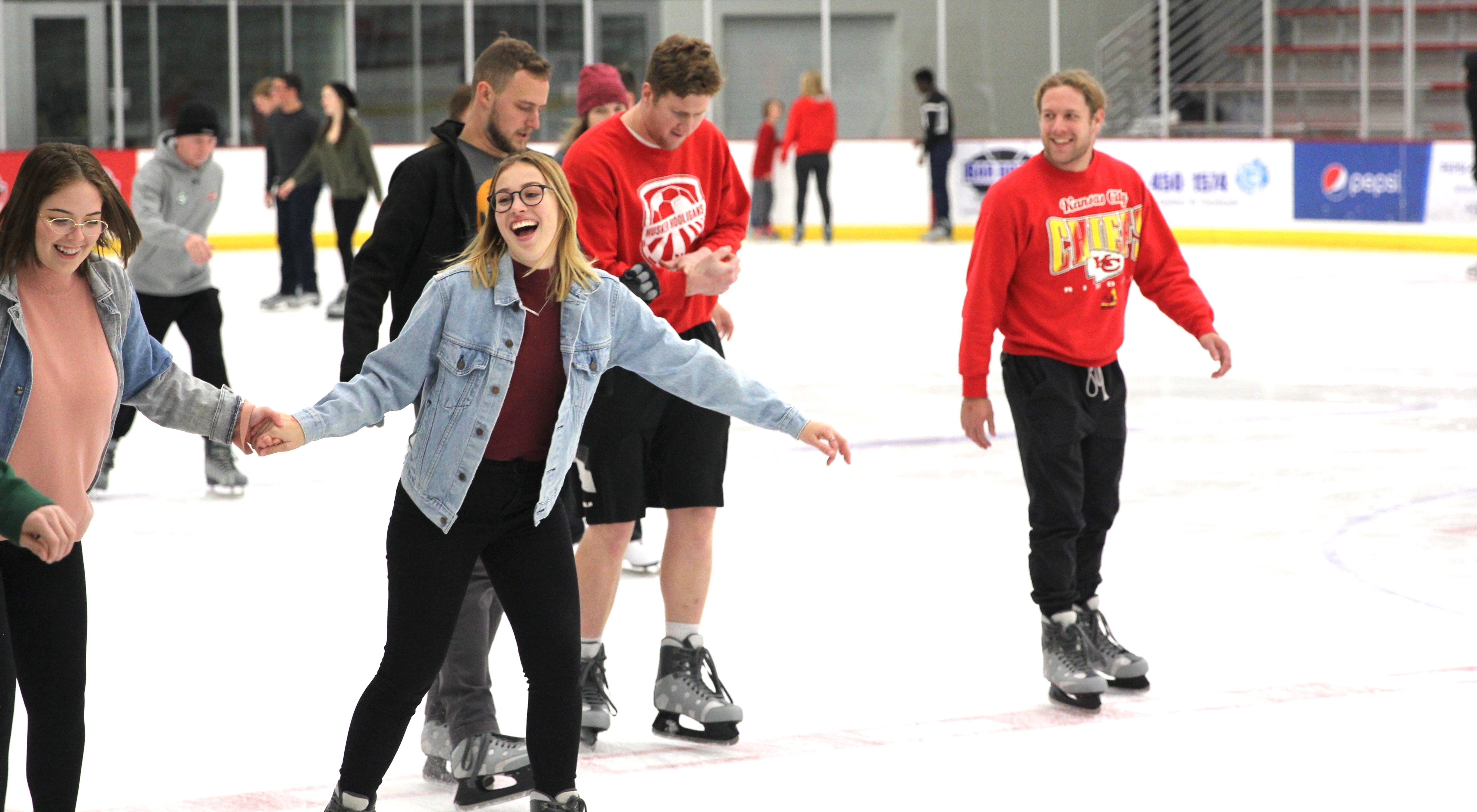 Free Skate Nights are free for any university student with their N-Card and $6 per person for the general public.