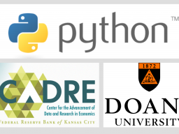 The two-part Python series will feature guest instructors from the Kansas City Federal Reserve and Doane College.