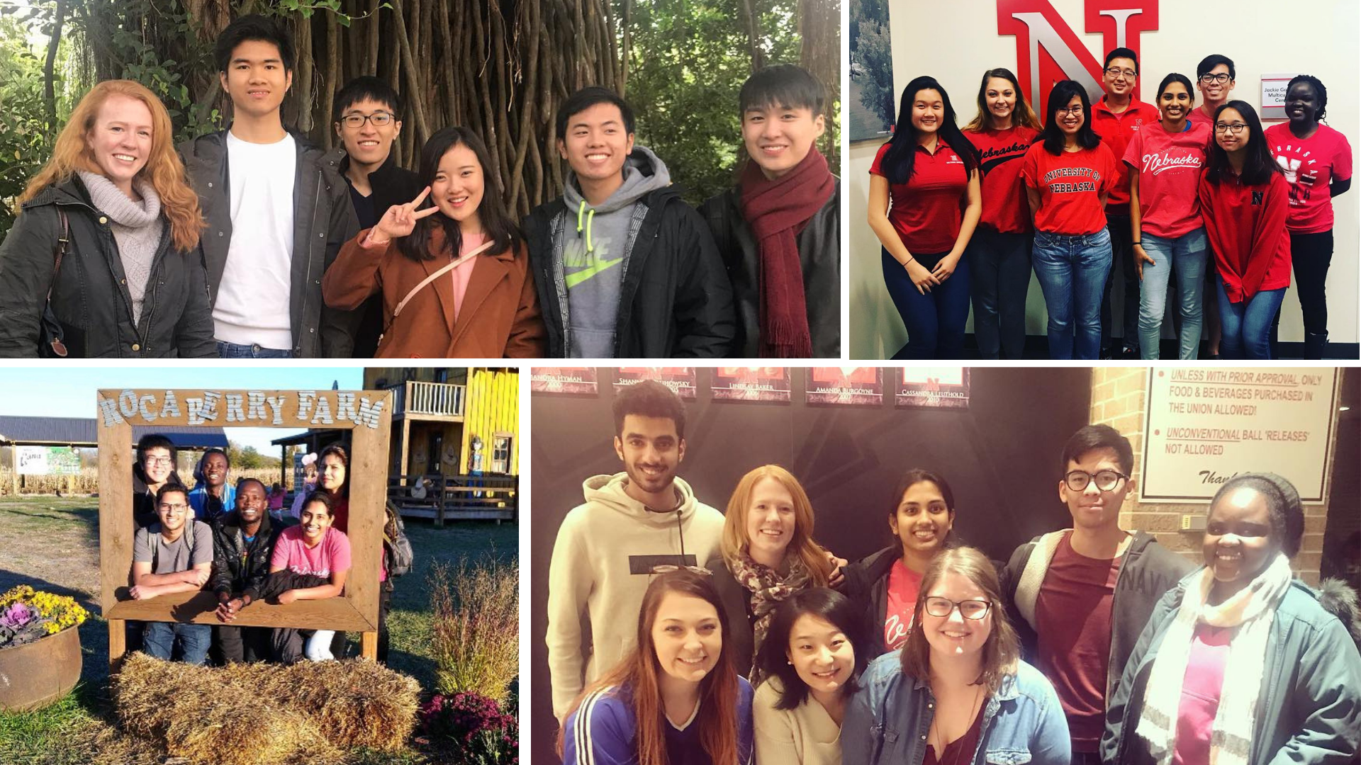 ISSO had a blast hosting various programming events for its international students and scholars during the fall 2018 semester, from an Omaha Zoo trip and New Student Orientation, to visiting Roca Berry farm and bowling night at East Campus.