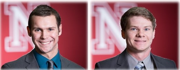 Blake Busch and Kurt Karcher Receive High Distinction at UNL's August Graduation Ceremonies