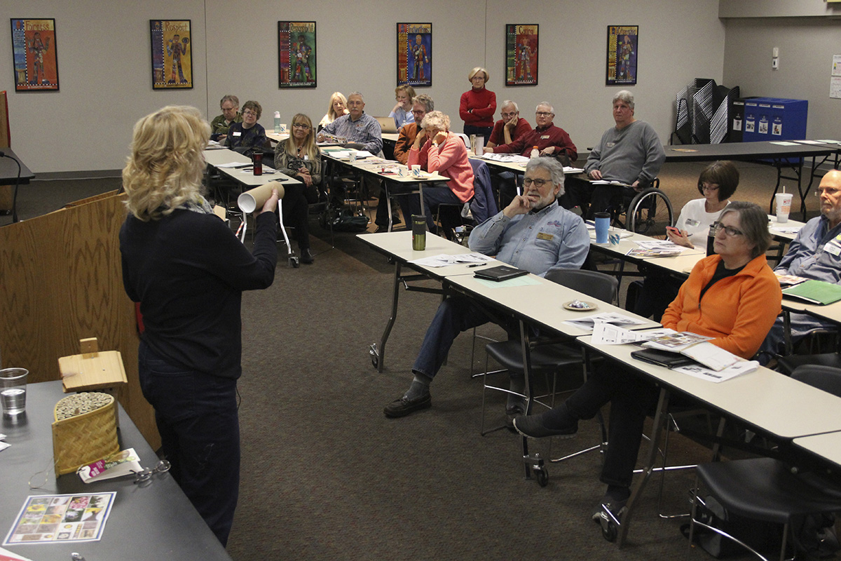 A Master Gardener 2018 training at the Lancaster Extension Education Center.