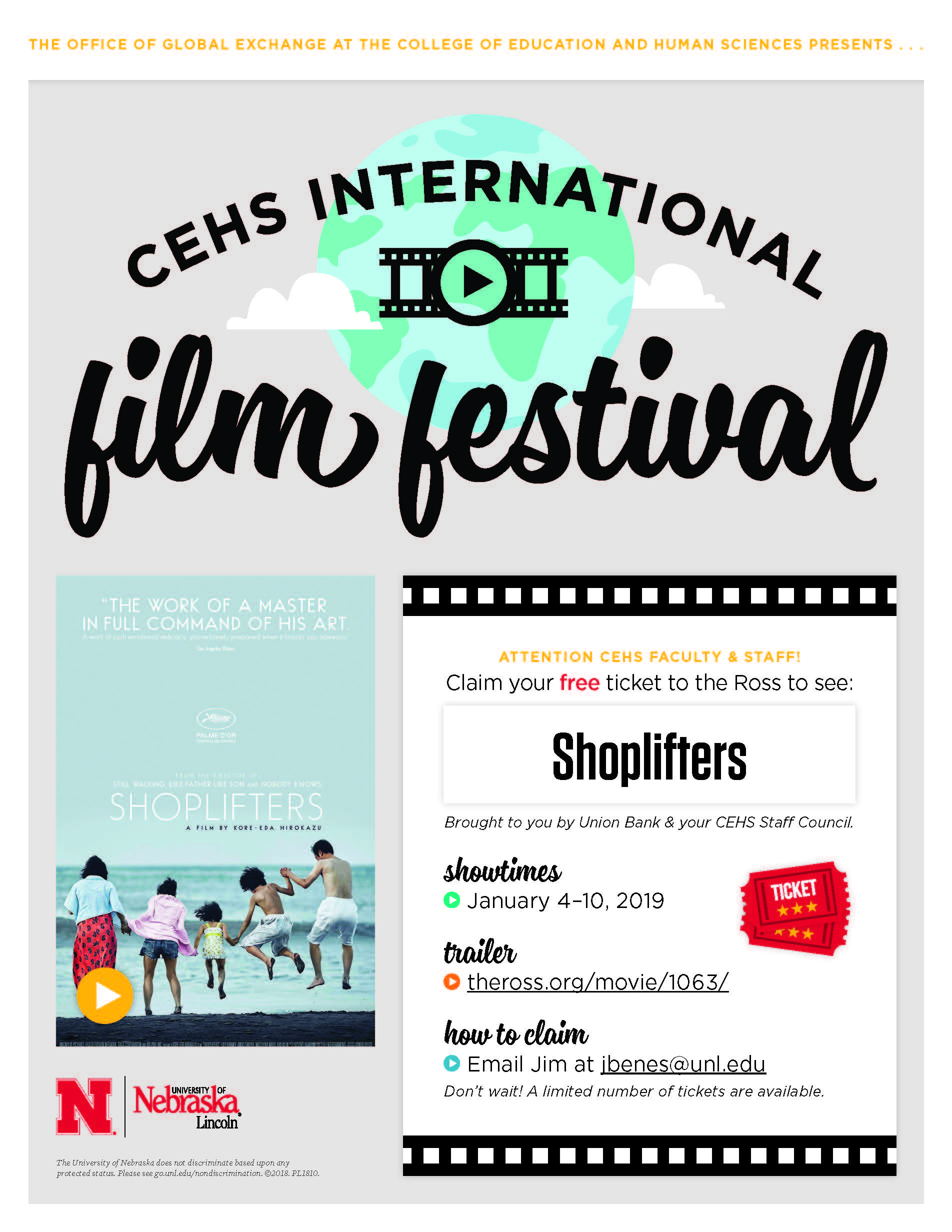 CEHS Film Festival is Jan. 4-10