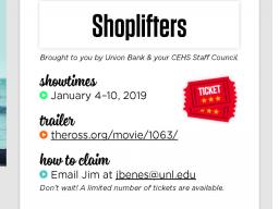 CEHS Film Festival is Jan. 4-10