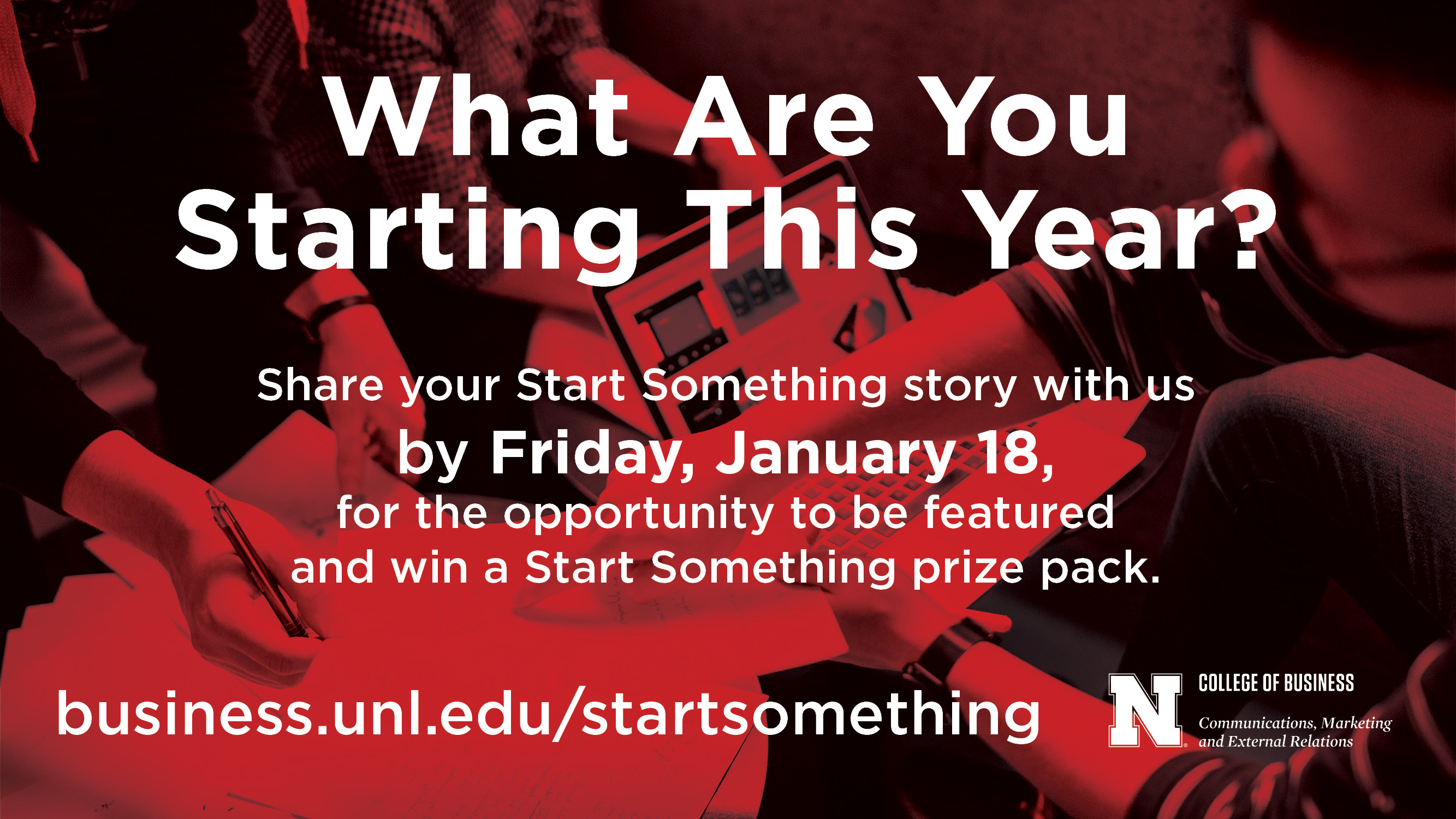 What are you starting this year