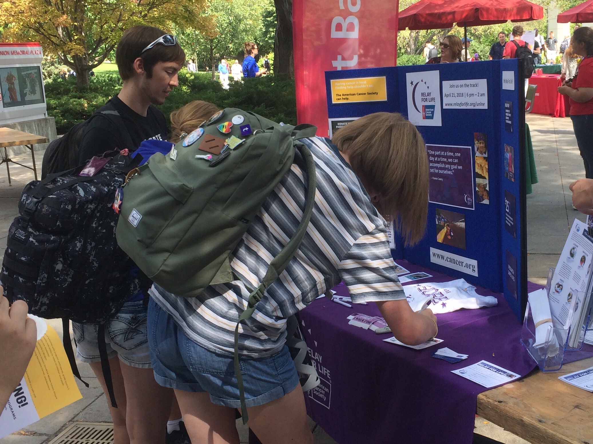 Visit the Husker Civic Challenge Fair to meet with representatives from community organizations.