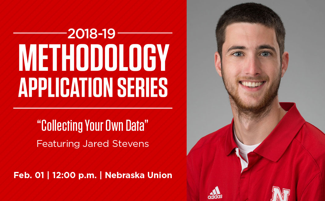 Jared Stevens, graduate research assistant in educational psychology, will lead a Feb. 1 Methodology Application Series presentation.