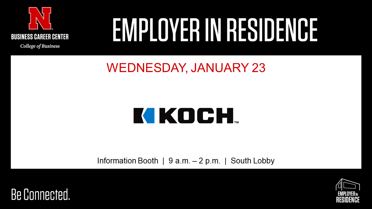 Employer in Residence - Koch 