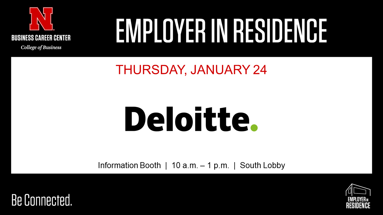 Employer in Residence - Deloitte